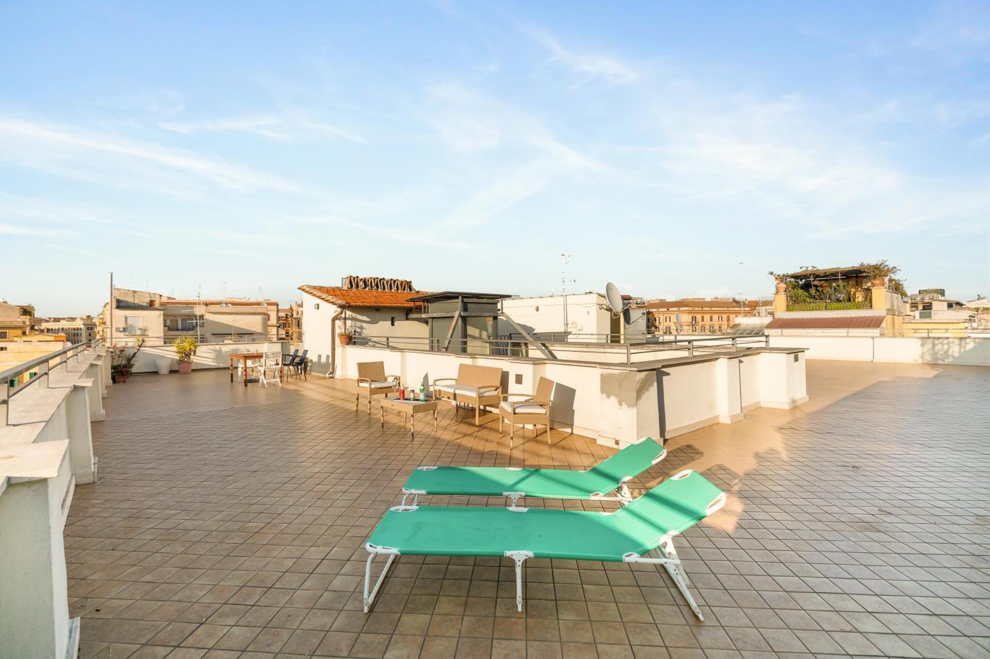 Ferienwohnung Penthouse In Exclusive Borgo Pio District Rom Exterior foto