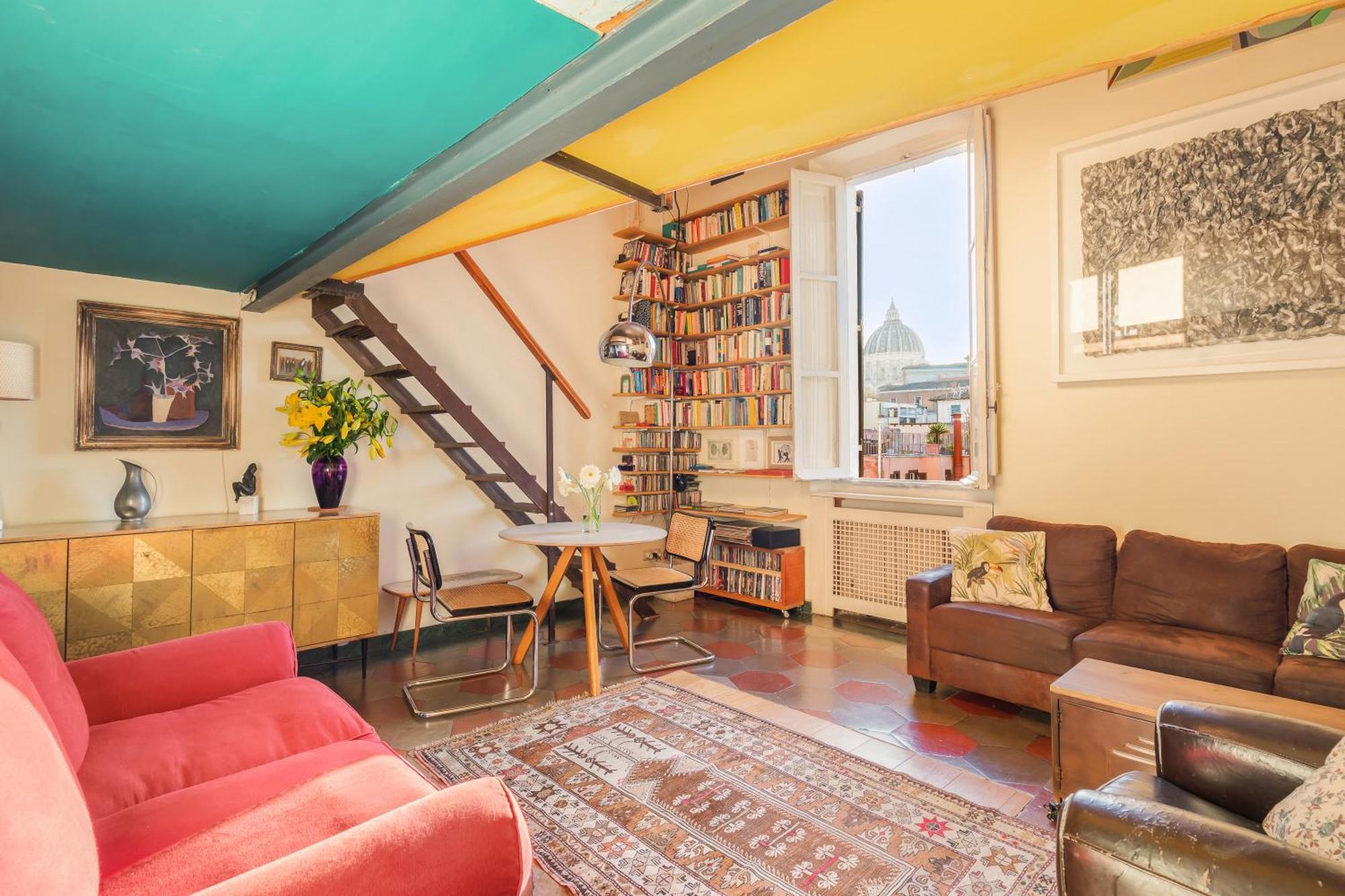 Ferienwohnung Penthouse In Exclusive Borgo Pio District Rom Exterior foto