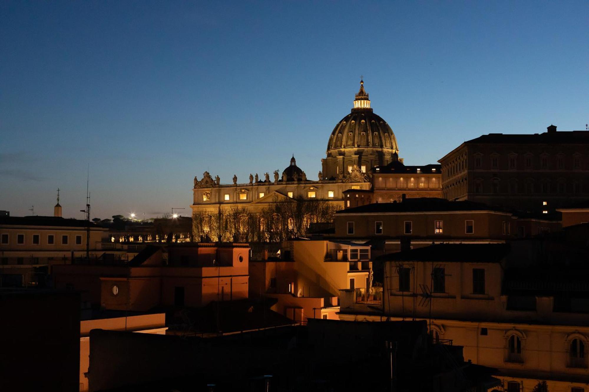 Ferienwohnung Penthouse In Exclusive Borgo Pio District Rom Exterior foto