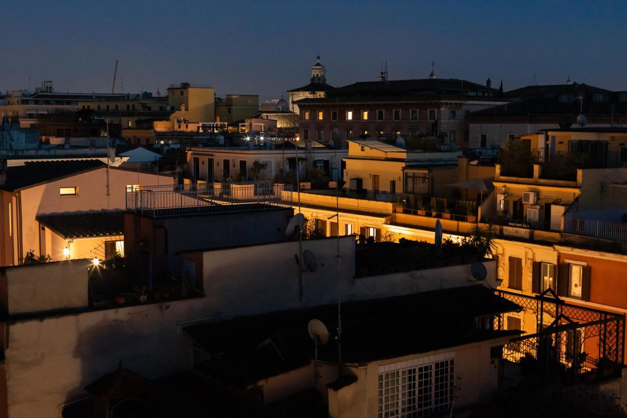 Ferienwohnung Penthouse In Exclusive Borgo Pio District Rom Exterior foto